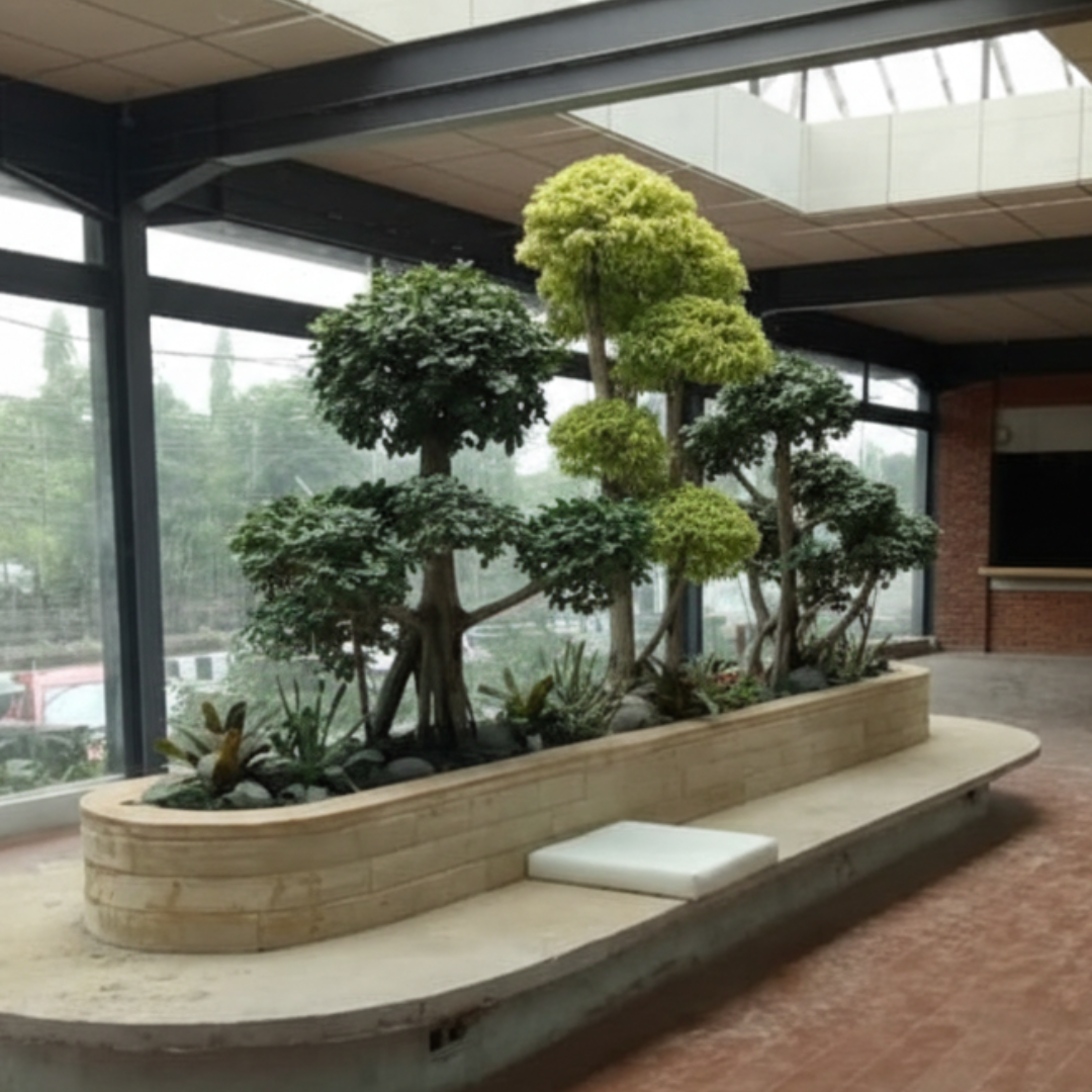 Tropical villa landscape garden Bali by Lumina Landscapes